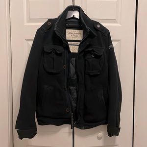 Abercrombie & Fitch Elk Lake Jacket Large Vintage 2004 Wool Jacket
